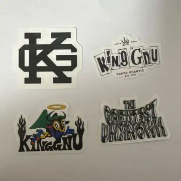 KingGnu THE GREATEST UNKNOWN 스티커