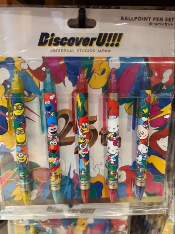 USJ 한정판 25th DiscoverU 볼펜 세트