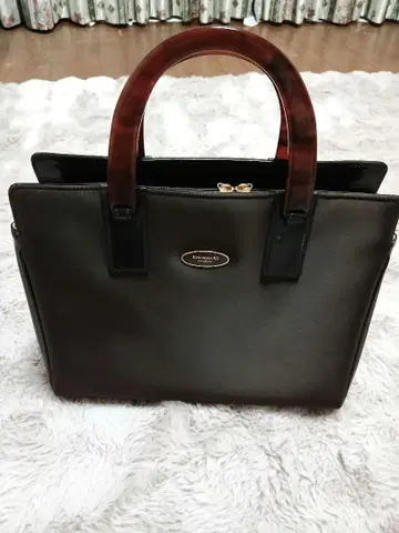 키타무라 K2 나일론 토트백 A4 자립형 다크 브라운