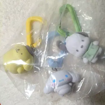 컬러풀 카라비너 마스코트 참 시나몬 폼폼푸딩 포차코