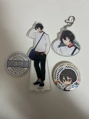 앙스타 사쿠마 리츠 애니카페 아크릴 스탠드 아크릴 키링 캔 배지