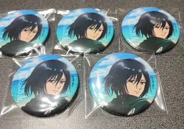 진격의 거인 미카사 캔뱃지 가라오케의 철인 사쿠라기초점 병단복