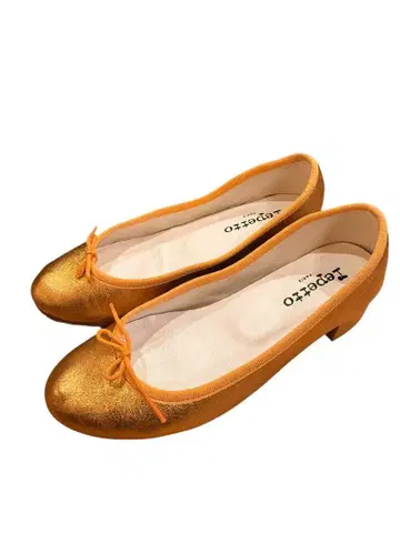 Repetto 레페토 발레 슈즈 골드 메탈릭 36
