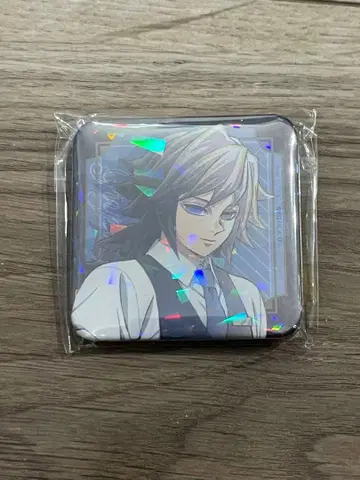 귀멸의 칼날 모크테일 바 로토 글리터 캔뱃지 토미오카 기유