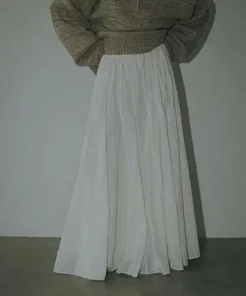 ETRE TOKYO 우나하라 토모코 턱 개더 볼륨 스커트 S