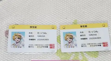 컬러풀피치 카라피치 노아 타츠운 학생증