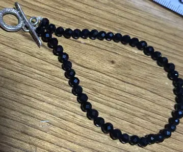 블랙 오닉스 실버 925 클로징 약 20cm