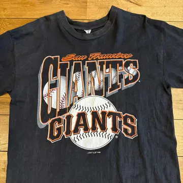 LOGO 7 GIANTS T셔츠 사이즈 L 메이저리그 빅 로고 구제 의류