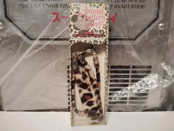 당시 물건 레오파드 무늬 애니멀 패턴 스트랩 휴대폰 코갸루 디스코