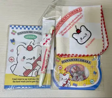 하나마루 유령 데뷔 시리즈 메모장 볼펜 씰 미니 타월