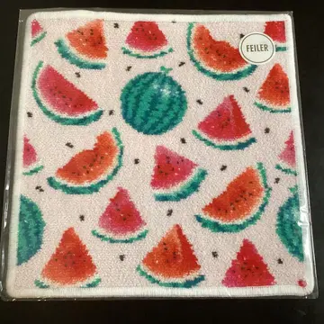 페이러 수박 도트 손수건