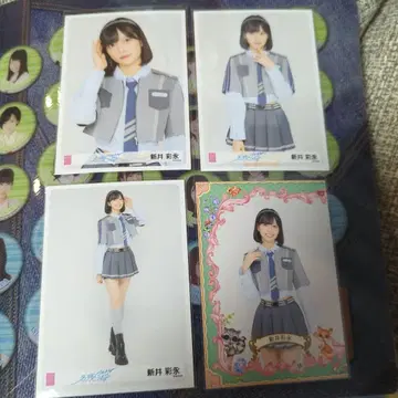 AKB48 아라이 나기 생사진 3종 컴프+레어 남은 벚꽃 회장 한정판