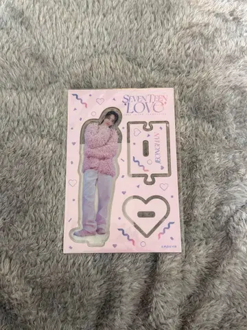 SEVENTEEN LOVE 아크릴 스탠드 & 키링 정한