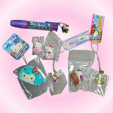 헤이세이 레트로 팬시 키티 스트랩 잡화 쇼와 레트로 Kitty