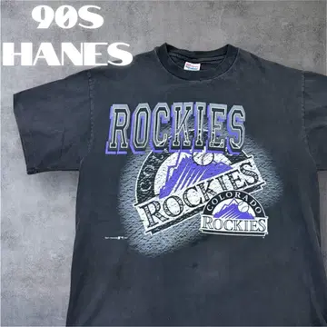 [ 귀신 페이드 ] 1997년제 ROCKIES T셔츠 싱글 스티치 MLB