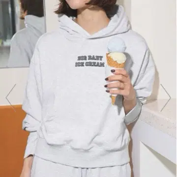 SLOBE IENA BIGBABY ICECREAM 로고 후디