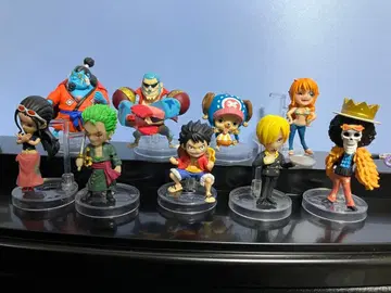 원피 실 9체 세트 밀짚모자 일당 원피스 가챠