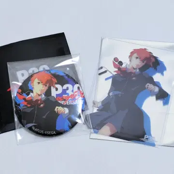 페르소나 30th 팝업 P3 여자 주인공 캔뱃지 특전 클리어 카드