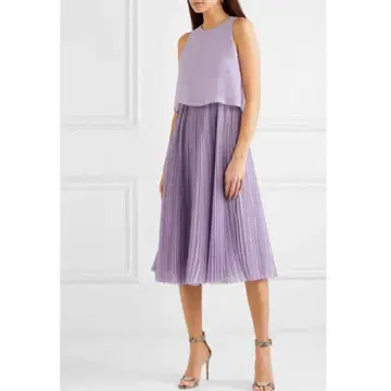 JASON WU 라일락 플리츠 원피스