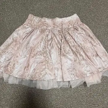 헤이세이 갸루 표범 무늬 미니 스커트