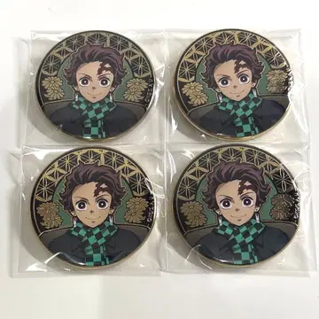 카마도 탄지로 귀멸의 칼날 AGF 리프 메탈 캔뱃지