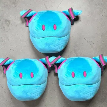 건담 x 하츠네 미쿠 45주년 메챠모후굿토 봉제 인형 하로 3개 세트