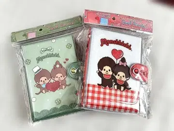 몽치치 씰 바인더 2종 세트 모음 CRUX 오샤레 노멀