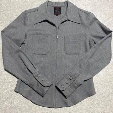 장 폴 고티에 그레이 지퍼 달린 자켓 사이즈 40