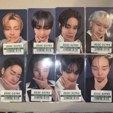 ateez universal UMS 유니버셜 트레이딩 카드 8종 세트