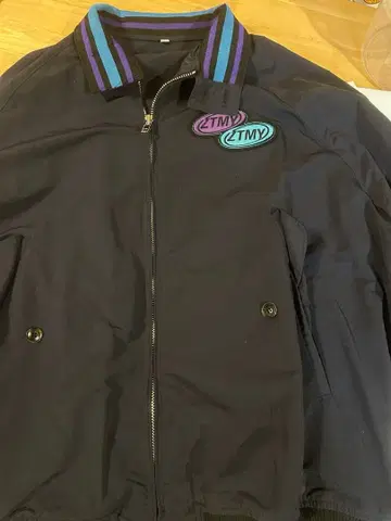 계속 한밤중이면 좋을 텐데. 즈토마요 테크노푸아 바시티 자켓 L