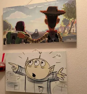 토이스토리 픽사전 아트보드