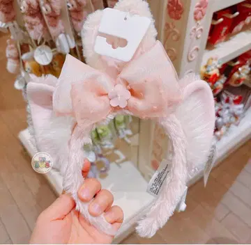 상하이 디즈니 이스터 봄 토끼 귀 토끼 리나벨 머리띠