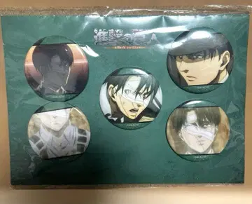 진격의 거인 리바이 장면 사진 캔뱃지 5개 세트