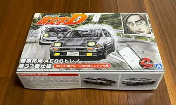 이니셜D 후지와라 타쿠미 AE86 토레노 제37권 사양 1/24 프라모델