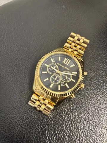 MICHAEL KORS 골드 크로노그래프 손목시계