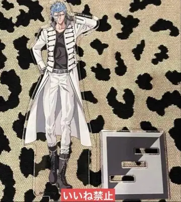 [레어] BLEACH 블리치 그림죠 아크릴 스탠드 콜라보 카페본점