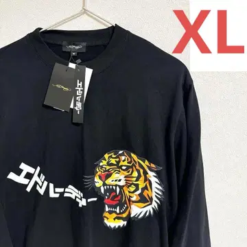 [ 미사용 새상품 ] limitedEdition 에드하디 블랙 XL 롱티