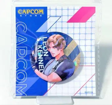 바이오하자드 홀로그램 캔뱃지 레온 캡콤 스토어