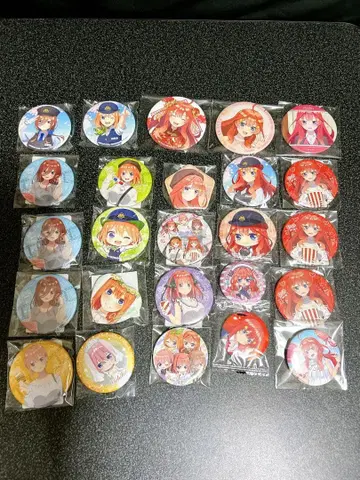 5등분의 신부 캔뱃지 세트