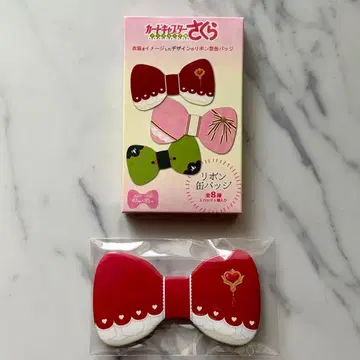 카드캡터 사쿠라 리본 캔뱃지 로켓 비트