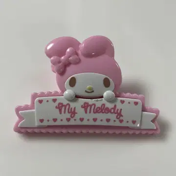 마이 멜로디 핑크 캐릭터 굿즈 마그넷 부착 클립 레어 레트로