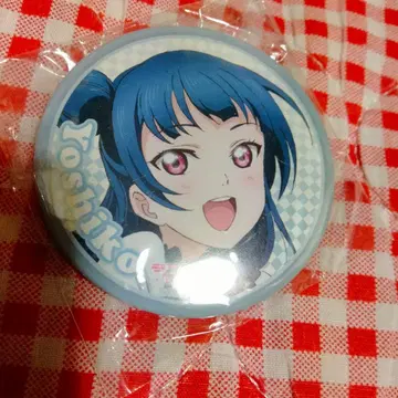 츠시마 요시코 캔뱃지 first live 1st 가챠 한정판 원형 캔