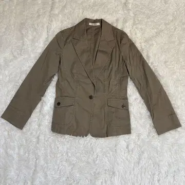 SPB 테일러드 자켓 M 월드 카키 스트레치 코튼 신축성