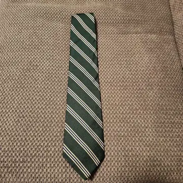 Brooks Brothers 다크 그린 레지멘탈 넥타이