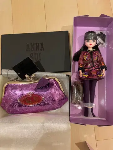 ANNA SUI 리카짱 퍼플색 파우치