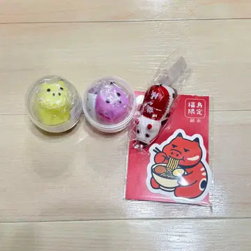 아카베코 입상 & 스티커 4개 세트