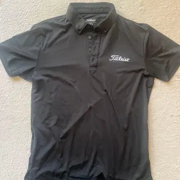 Titleist 블랙 피케 셔츠