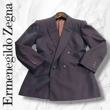 제냐 자카드 코몬 무늬 더블 자켓