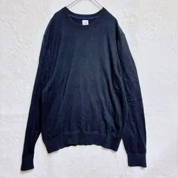 갭 크루넥 스웨터 L 블랙 남성용