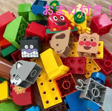 호빵맨 탈것 블록 첫 블록 세트 3세 이상 용기 없음 무료배송